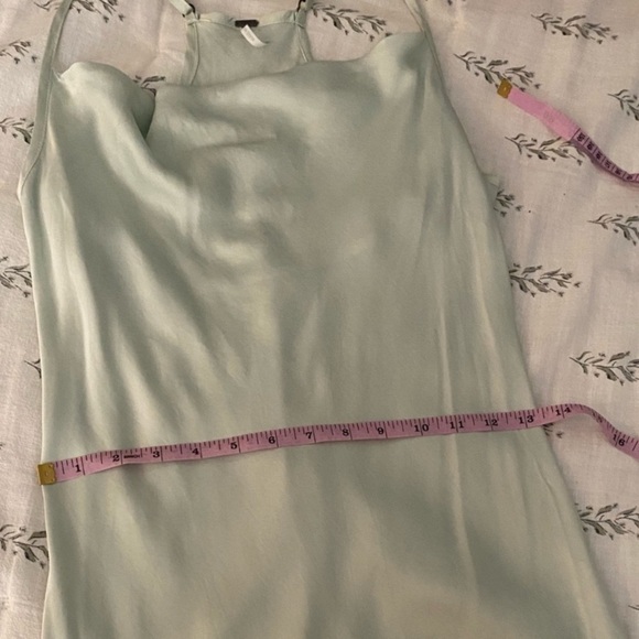 YFB ✨ Mint green Sweetie Slip‎ Midi Dress XS adjustable straps maxi midi - Picture 6 of 10